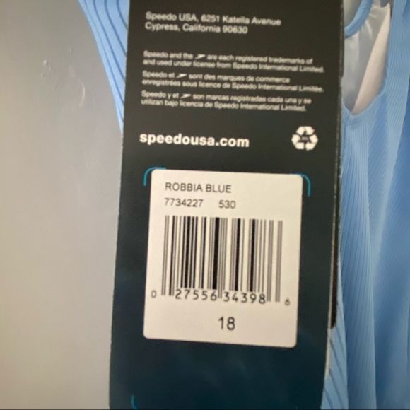 🆕 SPEEDO WOMEN'S ONE PIECE. plus size collection. Size 18. - Picture 6 of 8